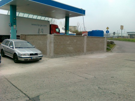 Protipožární stěna - Hostivař